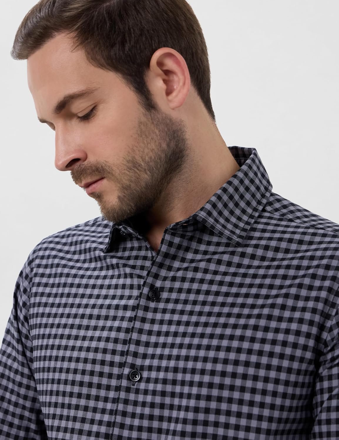 Symbol Premium Men's Checkered Casual Shirt - Regular Fit | Full Sleeve | Pure Cotton (Available in Plus Sizes) - Image 4