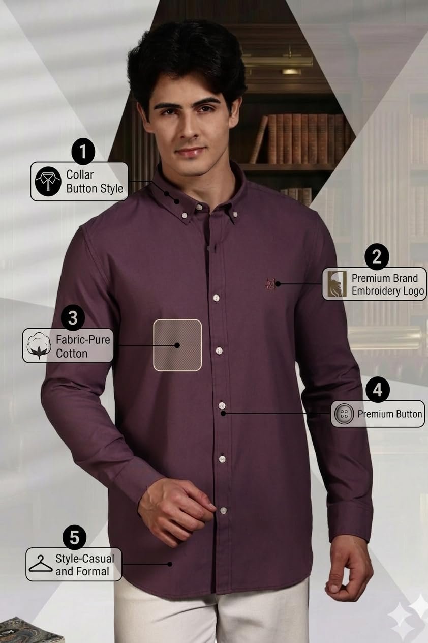 Men Shirt | Stylish Cotton Shirt for Men (PREMIUM-SHIRT-09-19) - Image 4