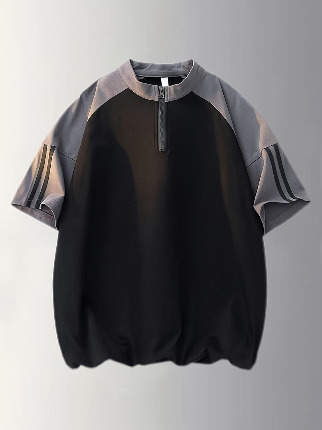 FN3 Men’s Half-Zip Color Block RegularFit T-Shirt|| Raglan Style || Casual Streetwear Tees - Image 3