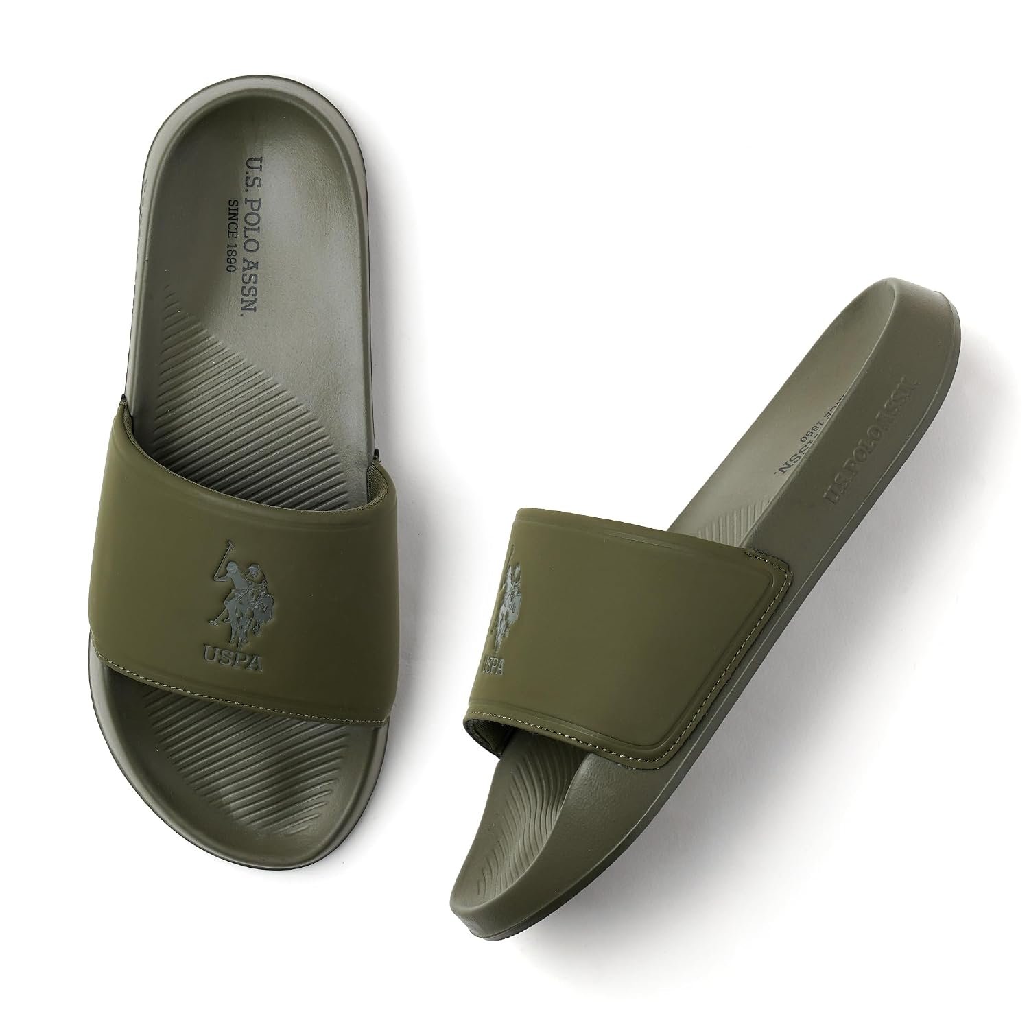 U.S. POLO ASSN. USPA | ROAN | Stylish Sliders Flip Flops for Man