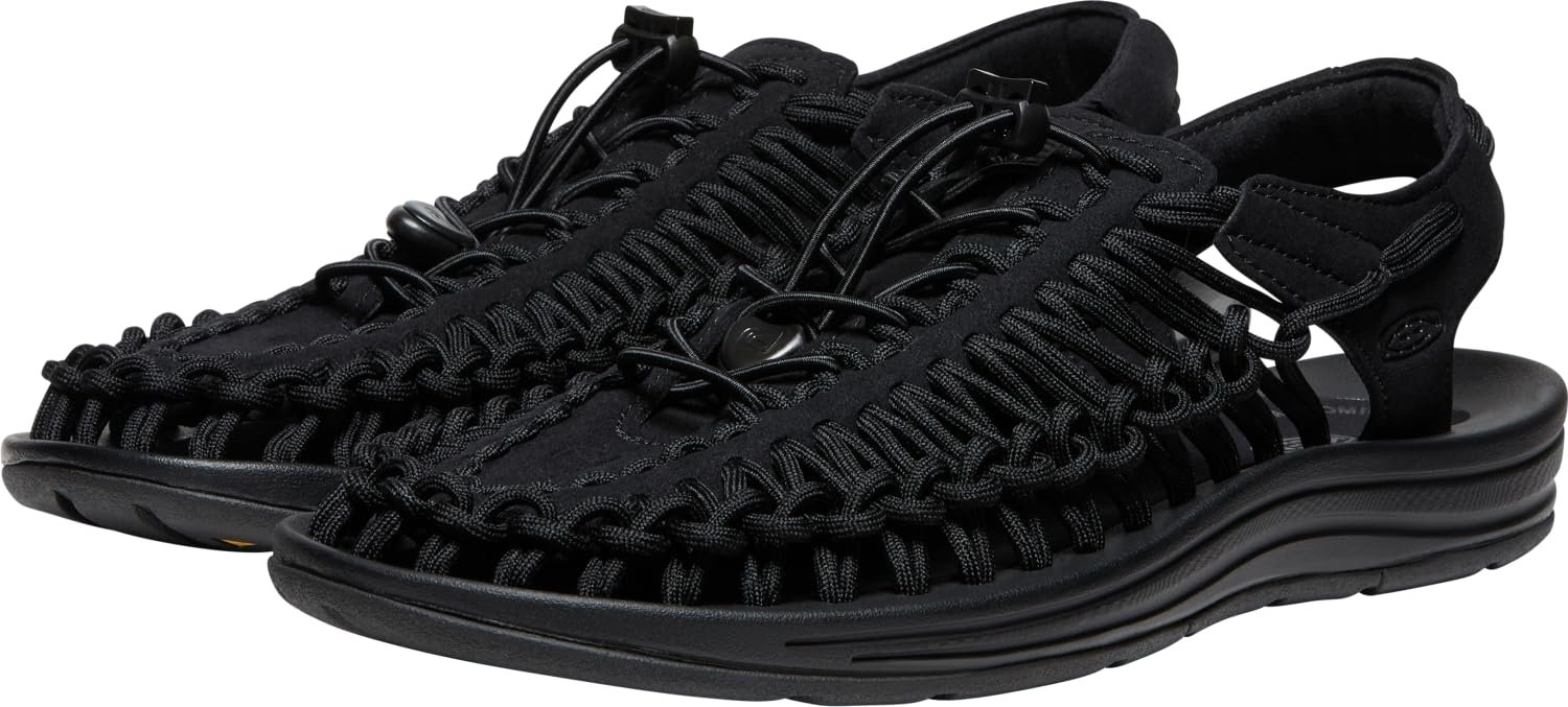 KEEN Men's UNEEK Sandal, Black/Black, 8 M US - Image 3