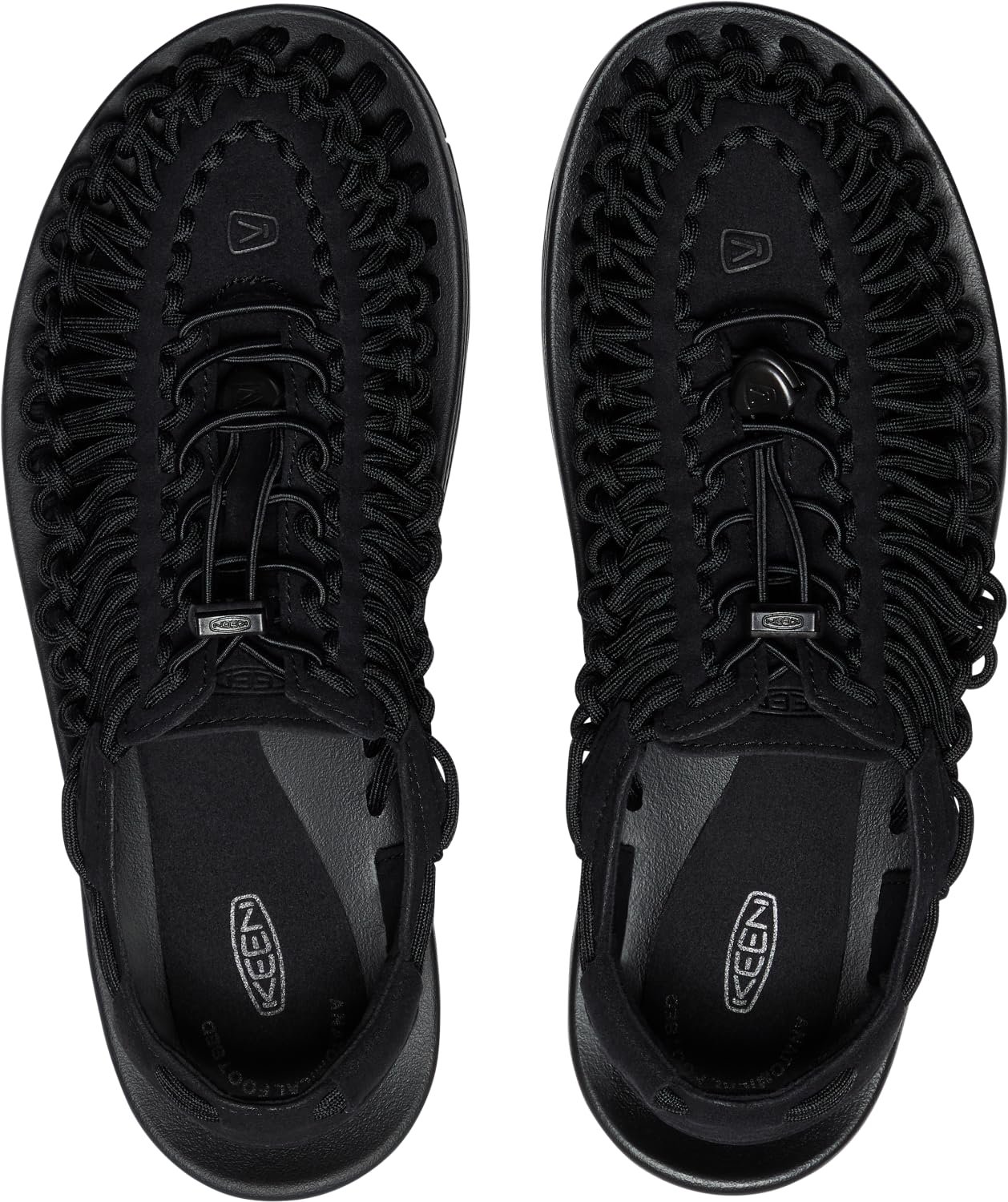 KEEN Men's UNEEK Sandal, Black/Black, 8 M US