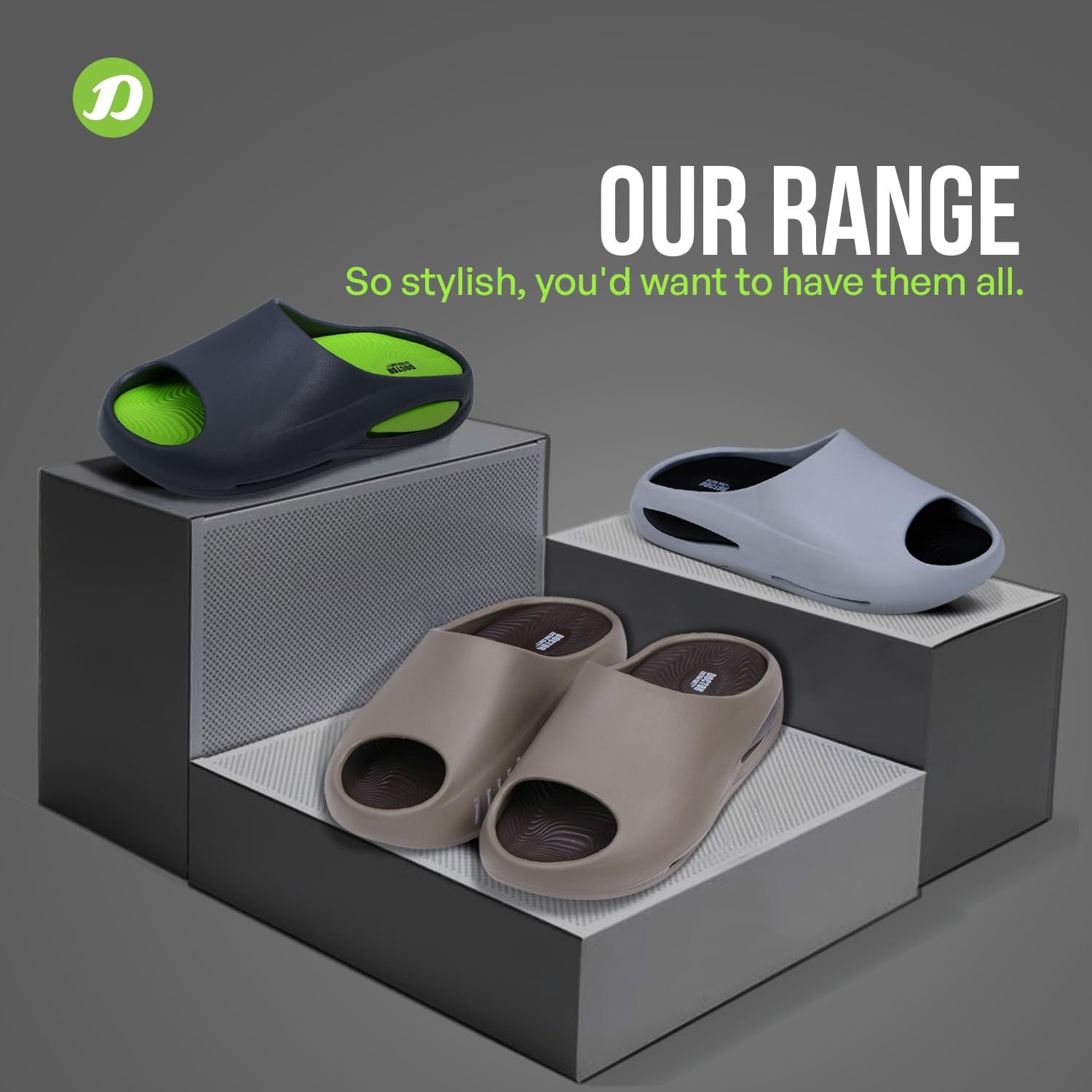DOCTOR EXTRA SOFT Men's Classic Ultra Soft Sliders/Slippers with Cushion FootBed for Adult | Comfortable & Light Weight | Stylish & Anti-Skid | Waterproof & Everyday Flip Flops for Gents/Boys D-507 - Image 6