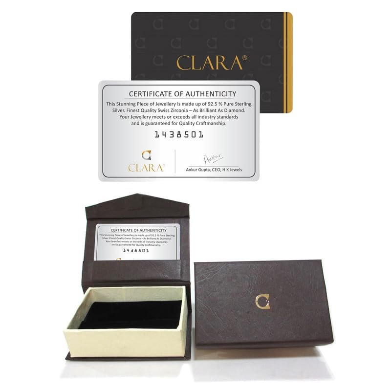 Clara 925 Silver Butterfly Pendant Earring Chain Bracelet Ring for Women | Jewellery Set | Platinum Plated | Swiss Zirconia | Gift for Girls - Image 6