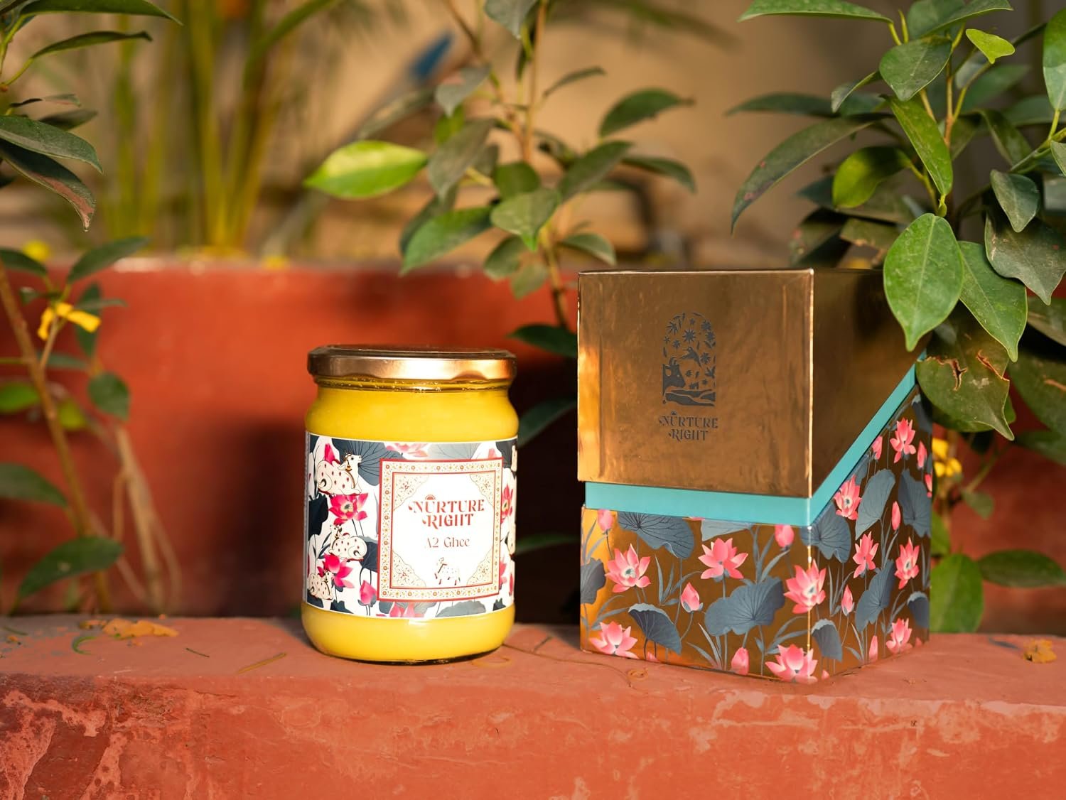 Nurture Right A2 Gir Cow Ghee 500ml | Ayurvedic Goghrta | Butyric Acid Rich | CLA for Metabolism | A2 Protein | NABL Tested | Glass Jar - Image 2