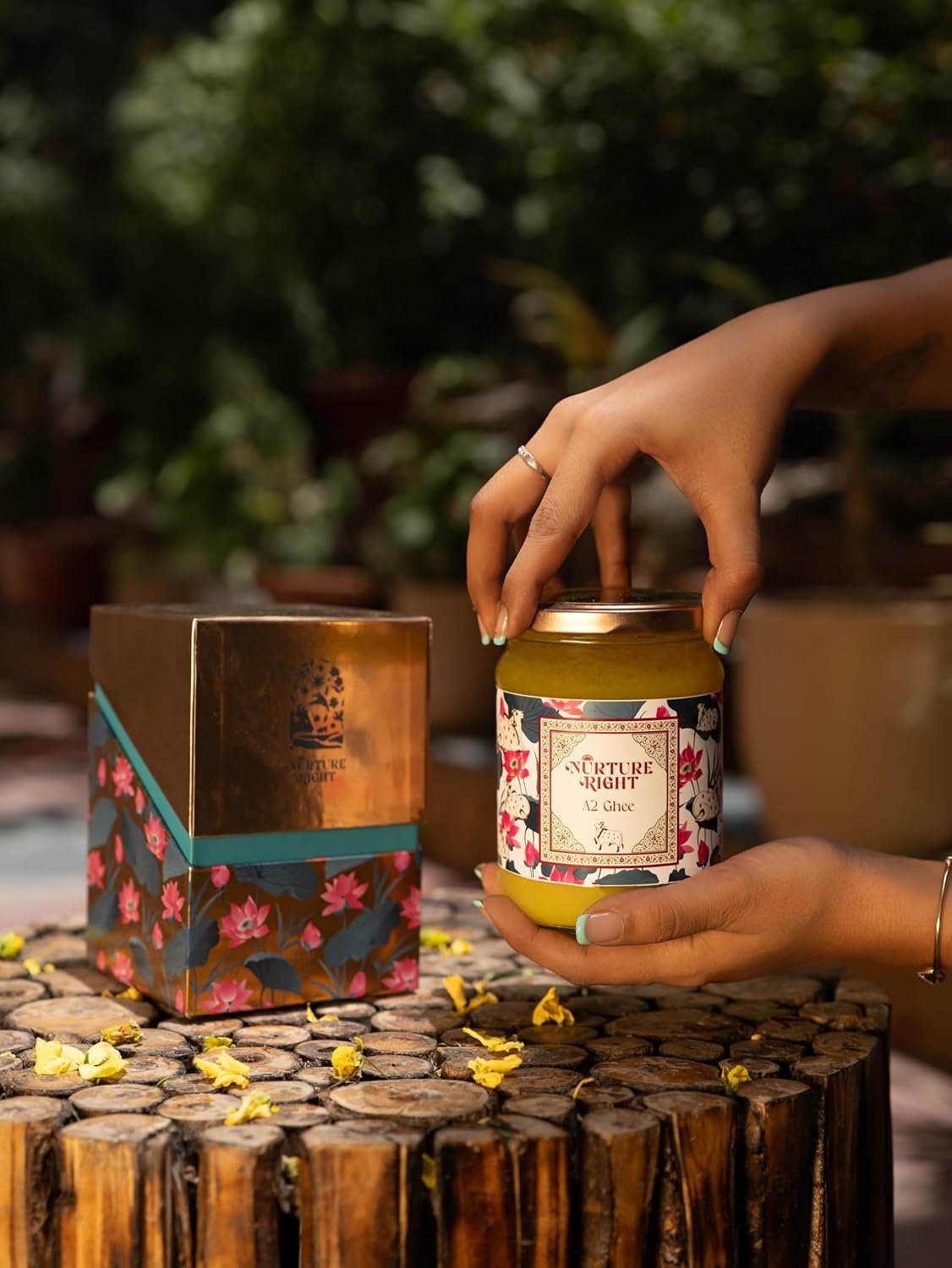 Nurture Right A2 Gir Cow Ghee 500ml | Ayurvedic Goghrta | Butyric Acid Rich | CLA for Metabolism | A2 Protein | NABL Tested | Glass Jar - Image 3