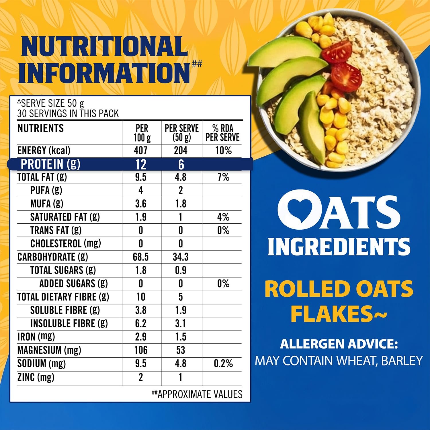 Quaker Oats - 1 kg - Image 2