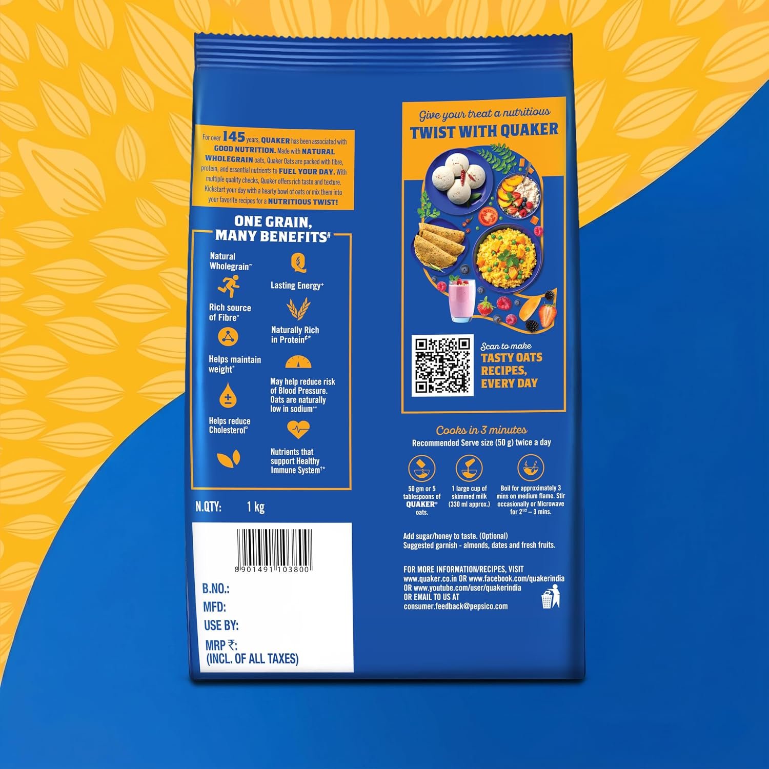 Quaker Oats - 1 kg - Image 3