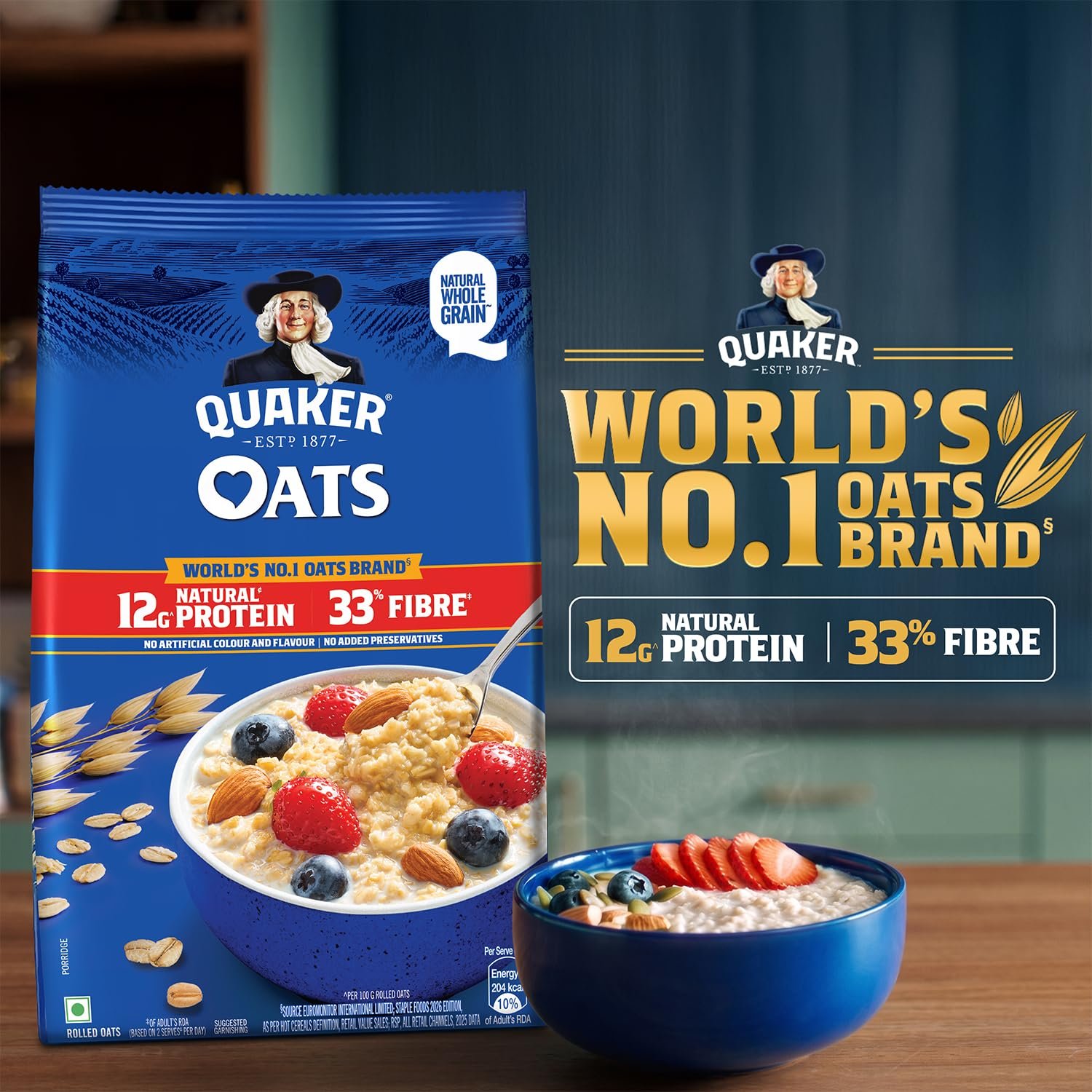 Quaker Oats - 1 kg - Image 4