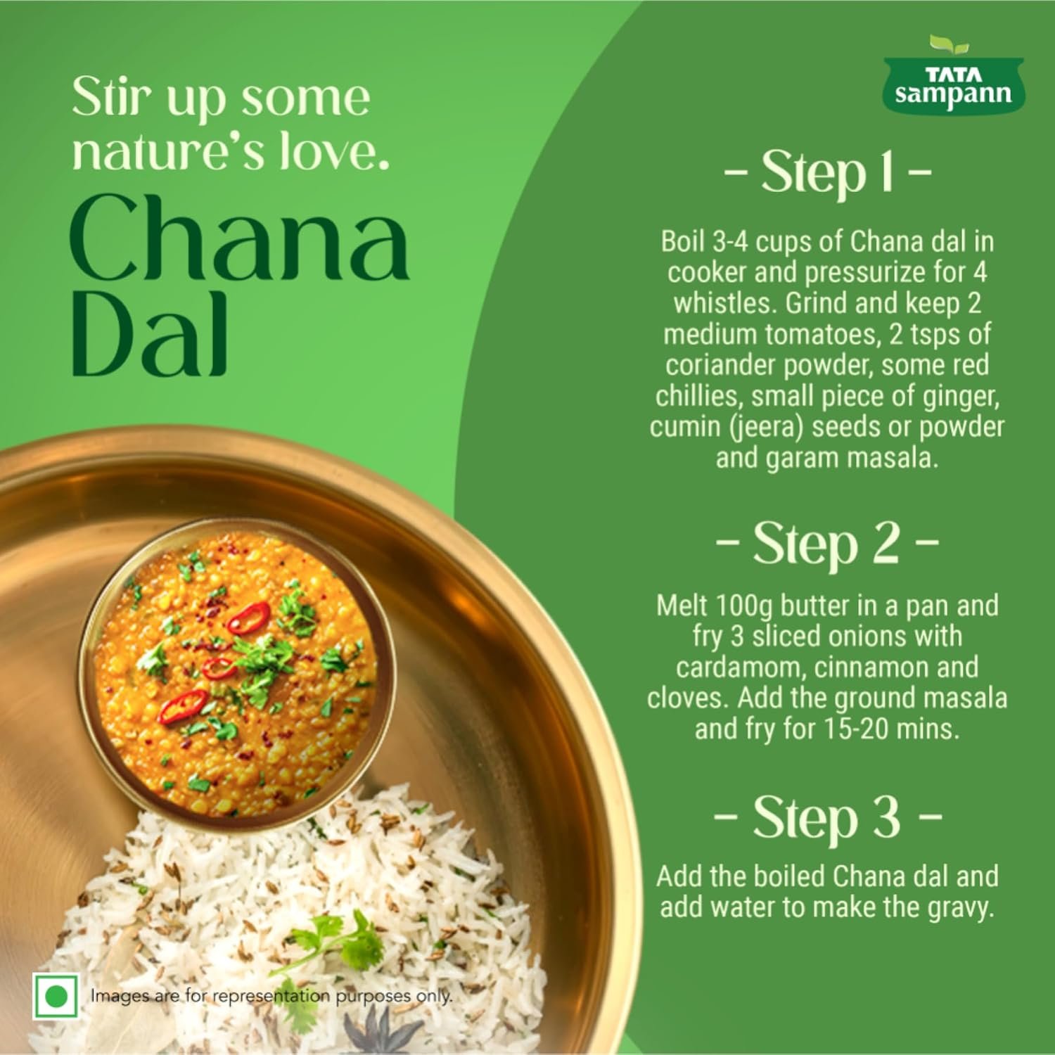 Tata Sampann Chana Dal, 500g - Image 8