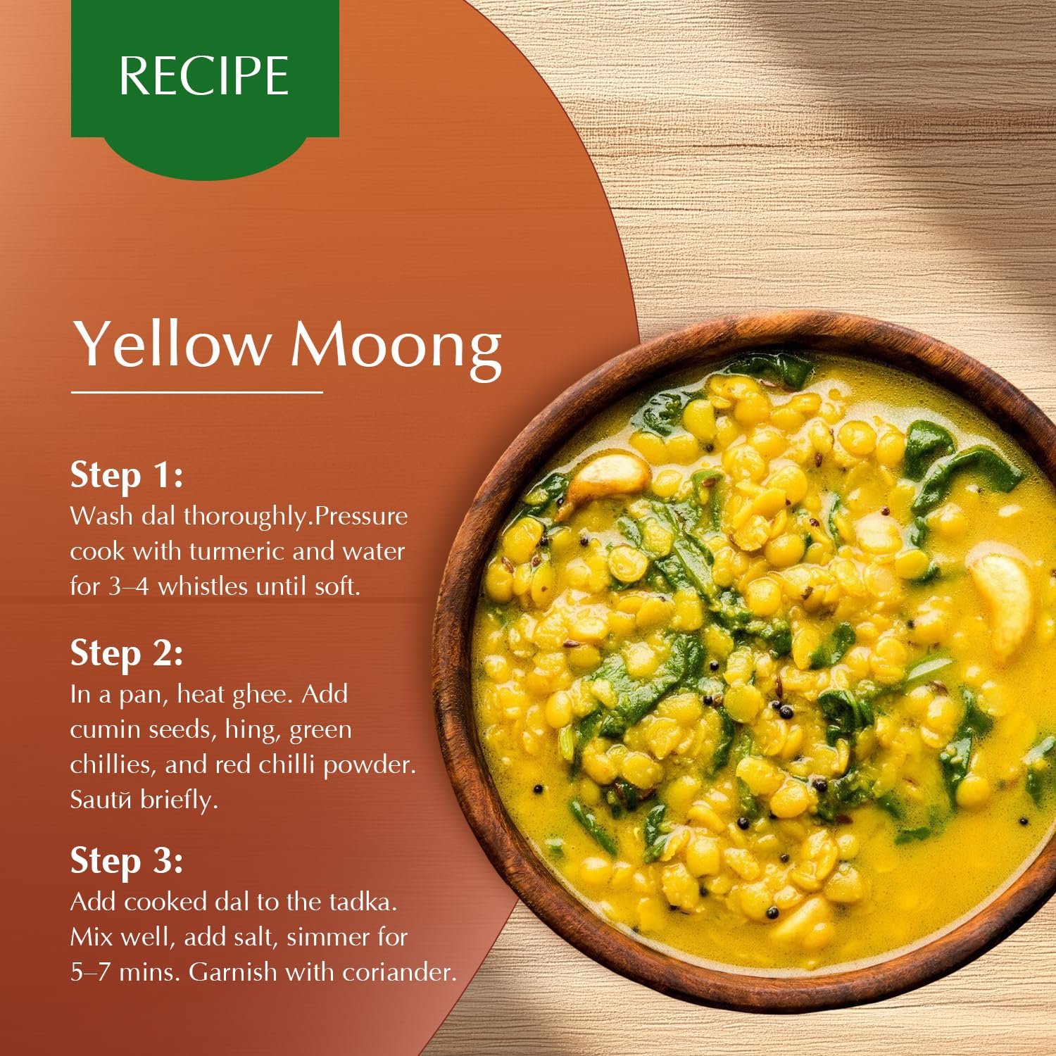 Amazon Brand - Vedaka Unpolished Yellow Moong Dal | 1 Kg | Naturally Rich In Protein & Fiber | No Artificial Flavours & No Preservatives. - Image 6