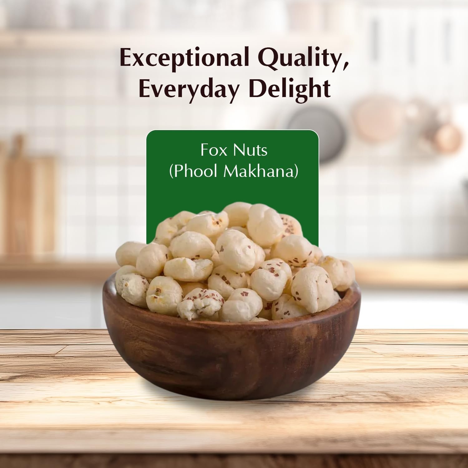 Amazon Brand - Vedaka Fox Nuts (Phool Makhana) | 200 g | Light & Crunchy | No Artificial Flavours & No Preservatives - Image 3