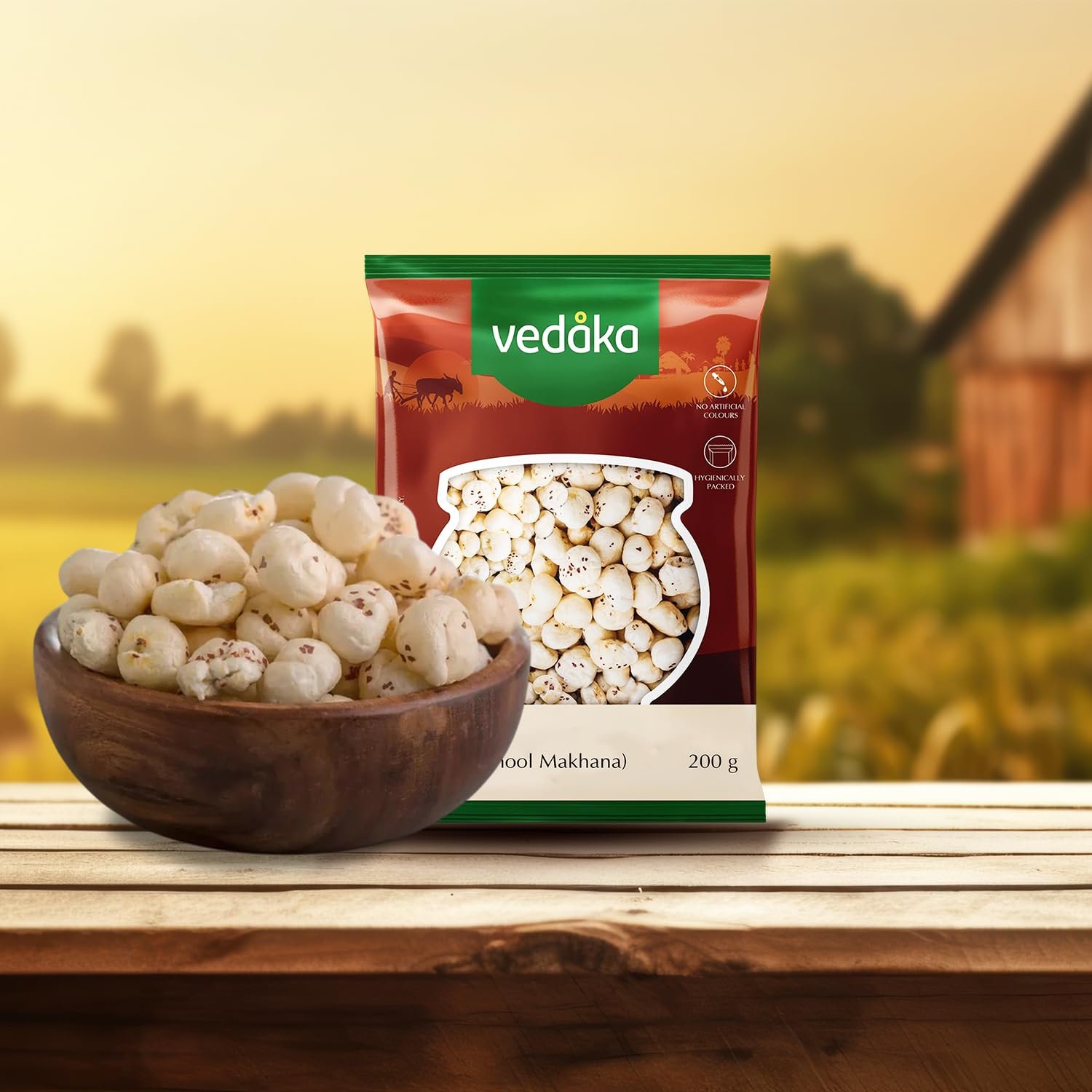 Amazon Brand - Vedaka Fox Nuts (Phool Makhana) | 200 g | Light & Crunchy | No Artificial Flavours & No Preservatives - Image 7
