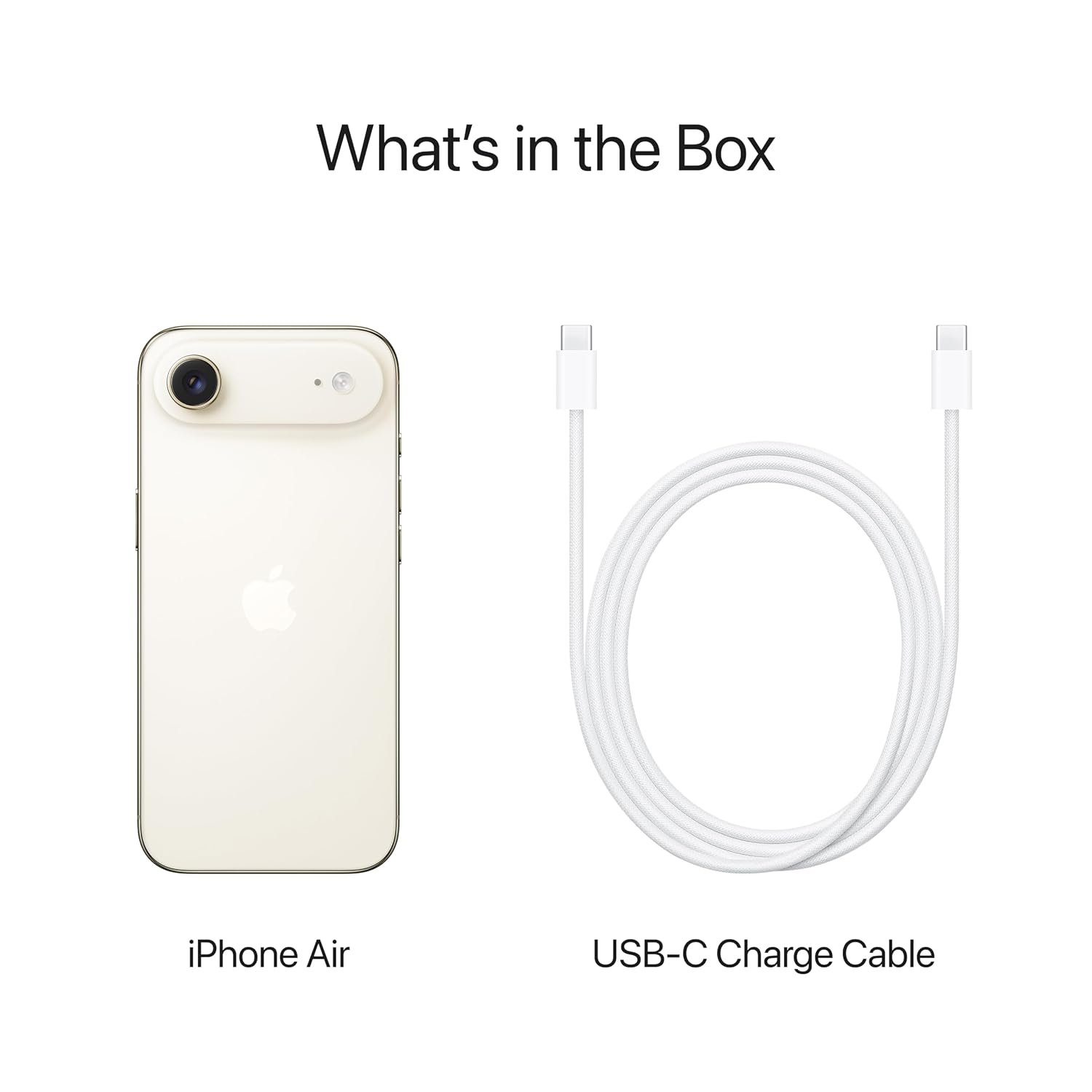 Apple iPhone Air 256 GB: Thinnest iPhone Ever, 16.63 cm (6.5″) Display with Promotion up to 120Hz, Powerful A19 Pro Chip, Center Stage Front Camera, All-Day Battery Life; Light Gold - Image 6
