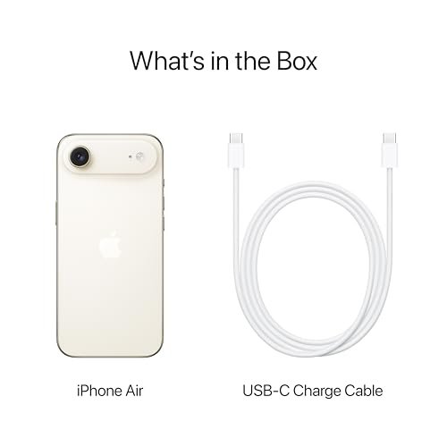 Apple iPhone Air 256 GB: Thinnest iPhone Ever, 16.63 cm (6.5″) Display with Promotion up to 120Hz, Powerful A19 Pro Chip, Center Stage Front Camera, All-Day Battery Life; Light Gold - Image 13