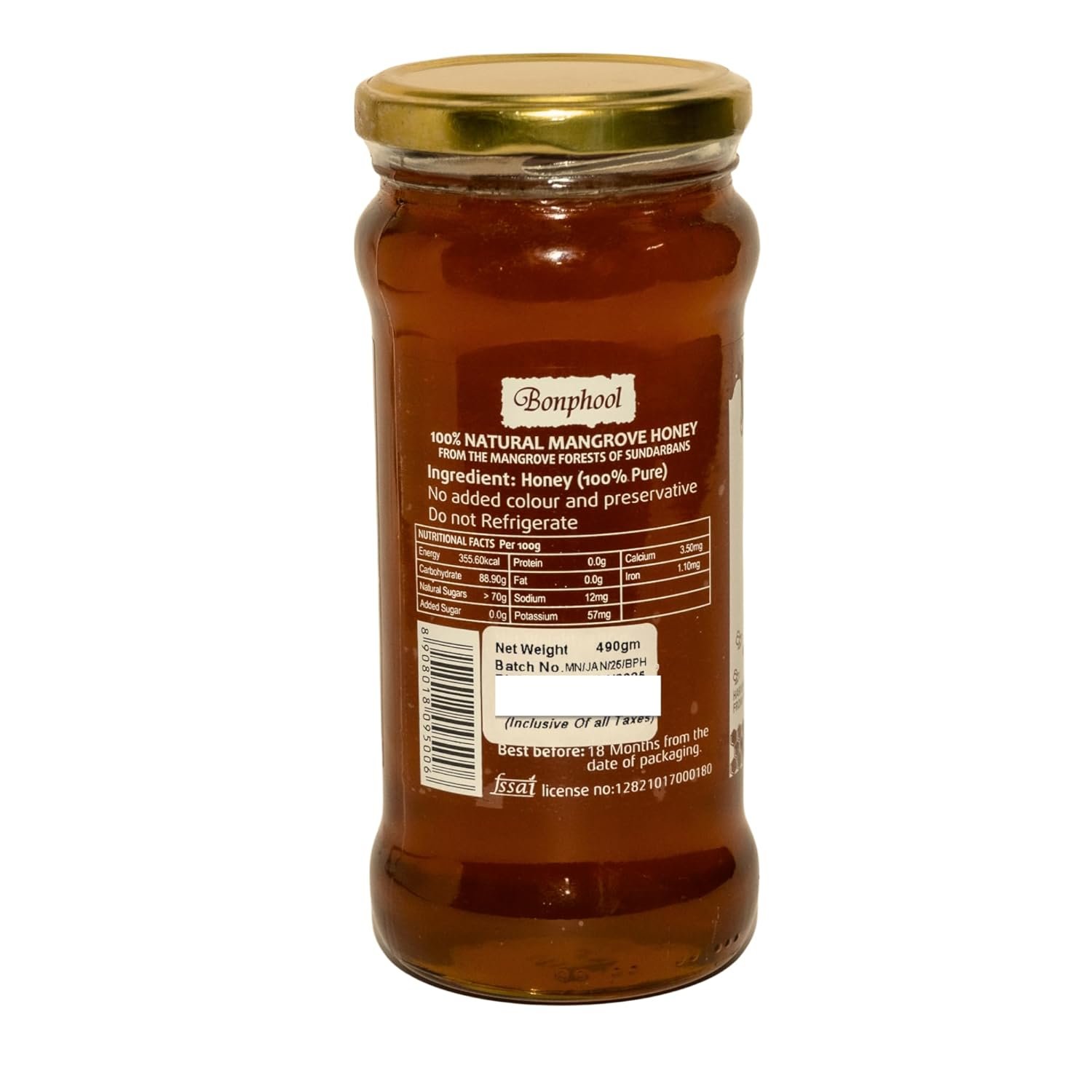 Bonphool Natural Mangrove Honey – 490g | NMR Tested Sundarban Forest Honey | 100% Pure, Raw & Unprocessed | No Sugar Adulteration | Wild Forest Honey | Natural Immunity Booster & Aids Digestion - Image 4