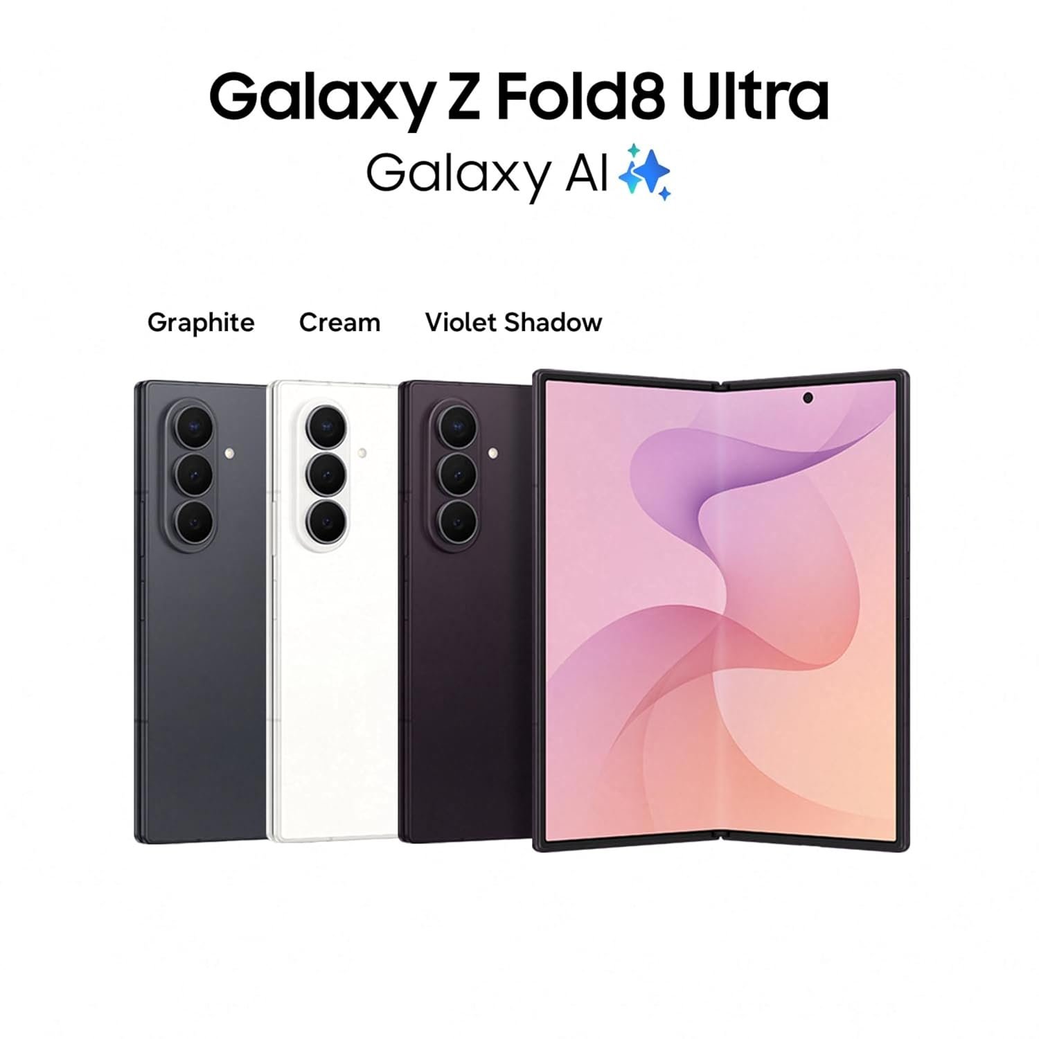 Samsung Galaxy Z Fold8 Ultra 5G Smartphone with Galaxy AI (Graphite, 12GB RAM, 256GB Storage), Customised Processor, 5000mAh Battery, 200MP Camera, Now Nudge, Photo Assist - Image 2
