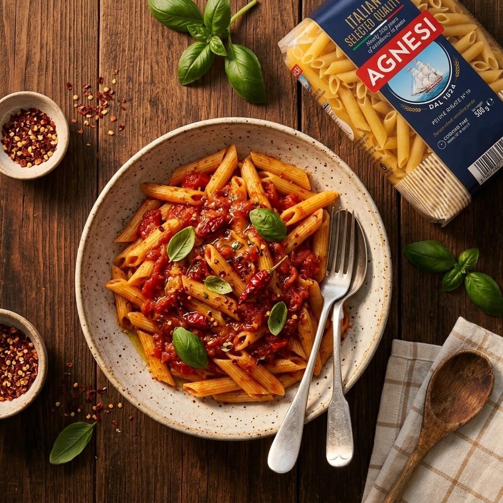Agnesi Penne Pasta, 500g, Pack of 3, Product of Italy - Image 6