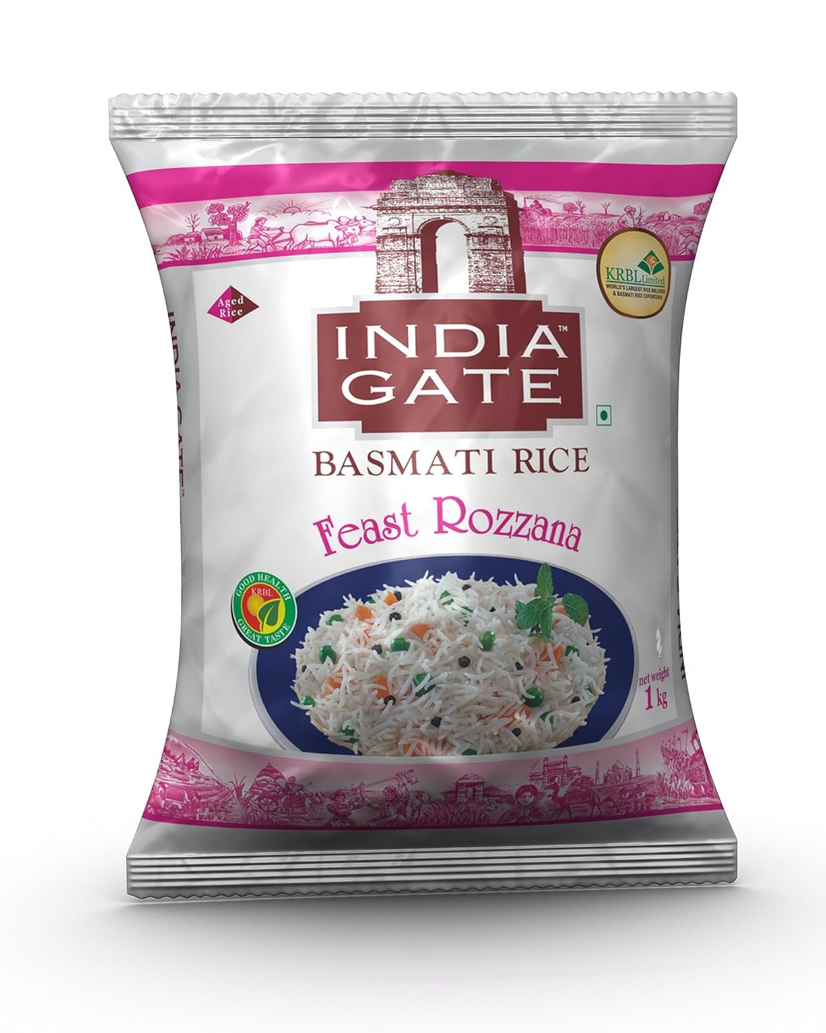 India Gate Basmati Rice Feast Rozzana | Daily Use Long Grain Basmati | World's No.1 Basmati Rice | 10kg bag - Image 5
