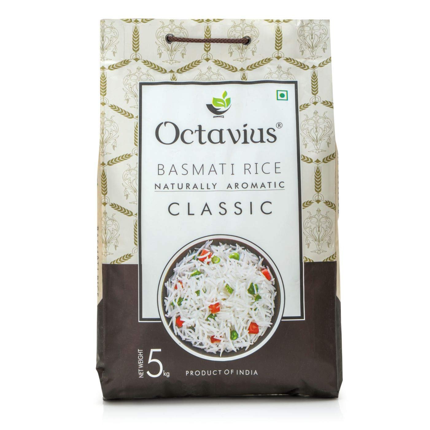 Octavius Classic Basmati Rice 10kg (5kg x 2) | Long Grain Rice | Naturally Aged | Rich Aroma | Non-Sticky Rice for Daily Cooking - Image 8