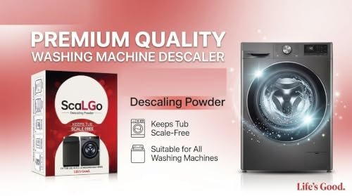 LG Descaler Powder Compatible with LG ScalGo Front Load and Top Load Washing Machine Pack of 5 (100 Gm/Pack) - Image 6