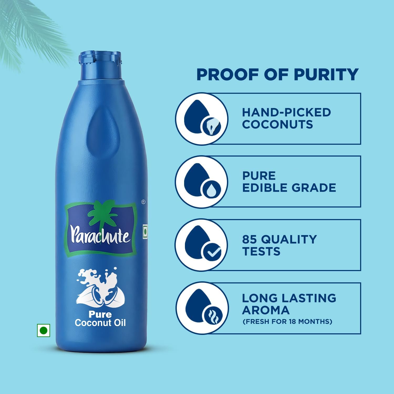 Parachute Coconut Oil - 1 L Pet Jar - Image 6