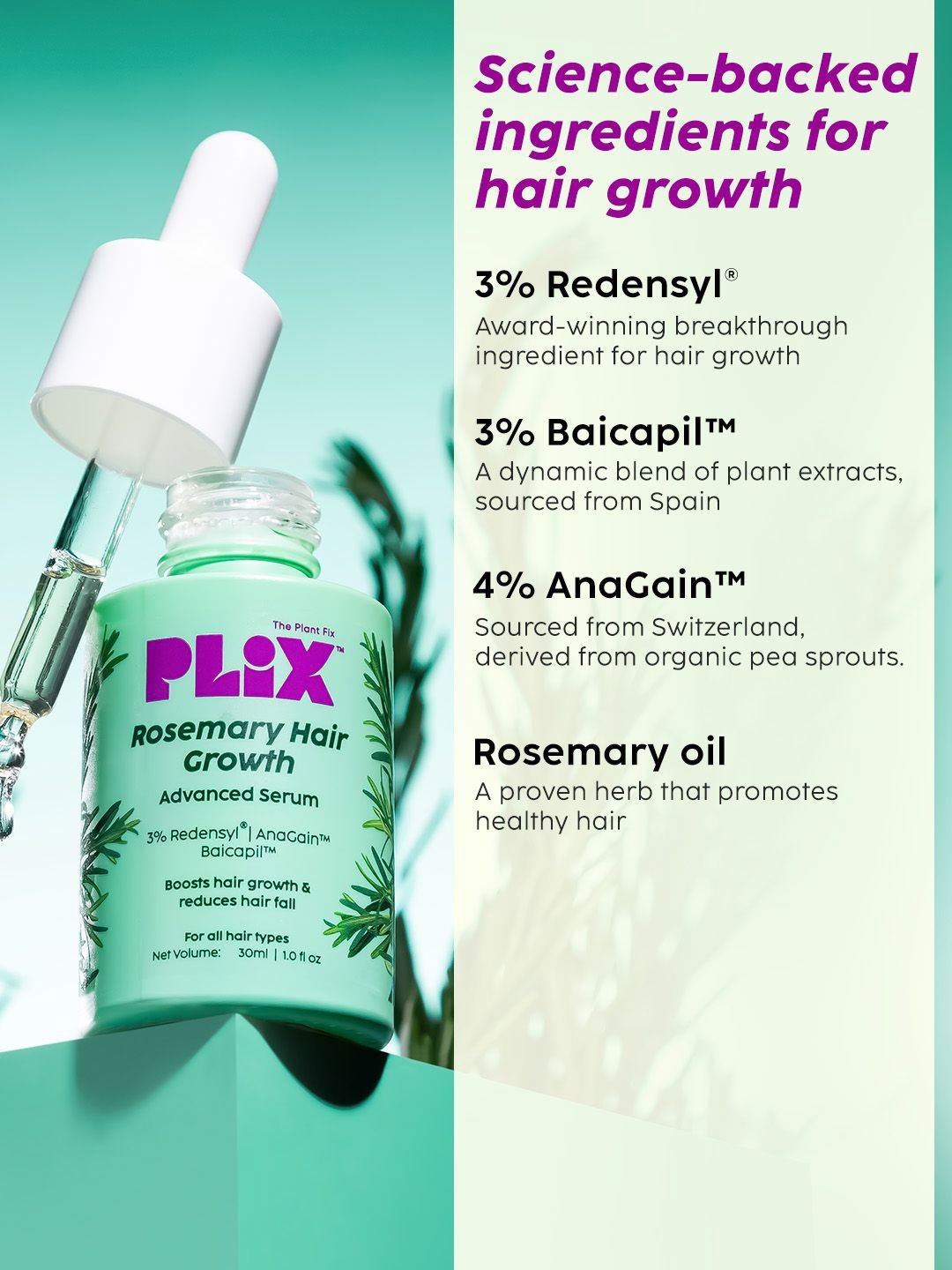 PLIX THE PLANT FIX PLIX THE PLANT FIX Rosemary Anti Hairfall Kit - Image 4