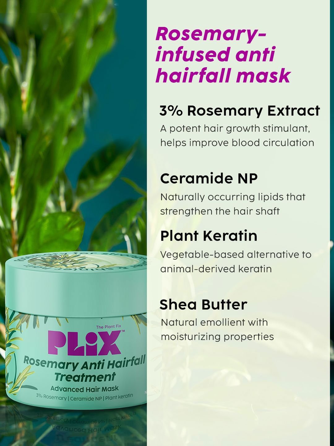 PLIX THE PLANT FIX PLIX THE PLANT FIX Rosemary Anti Hairfall Kit - Image 5