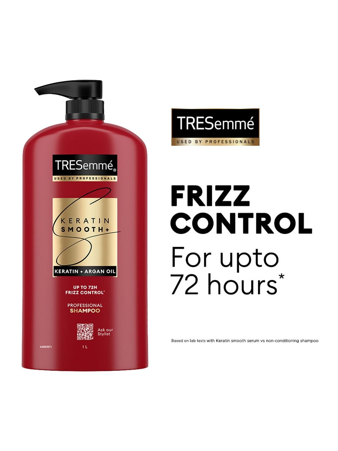TRESemme TRESemme Keratin Smooth Shampoo with Keratin & Argan Oil for Straight, Shiny Hair- 1L