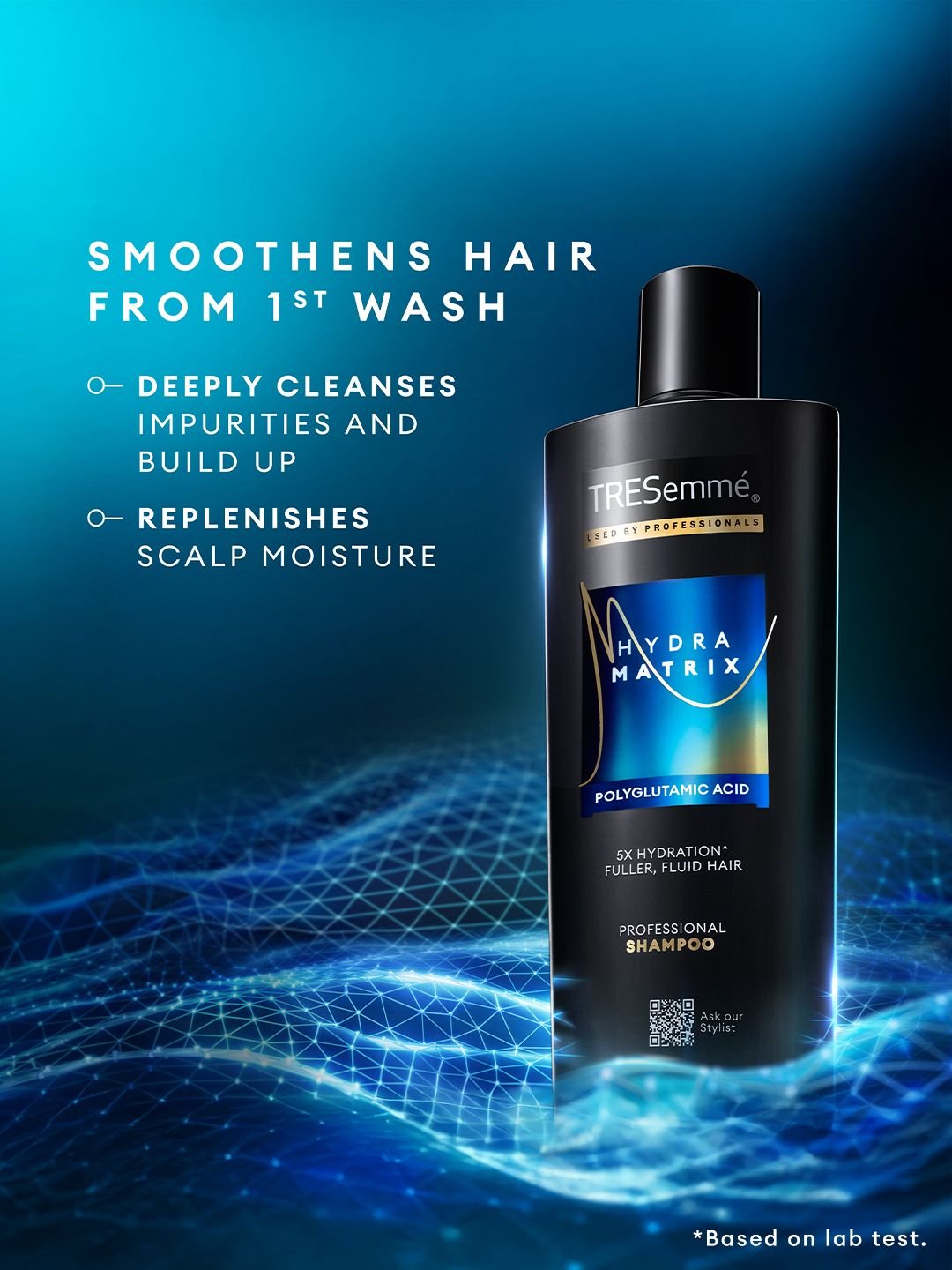 TRESemme TRESemme Hydra Matrix Shampoo - Polyglutamic Acid for 100H of Hydrated Hair - 340ml - Image 6