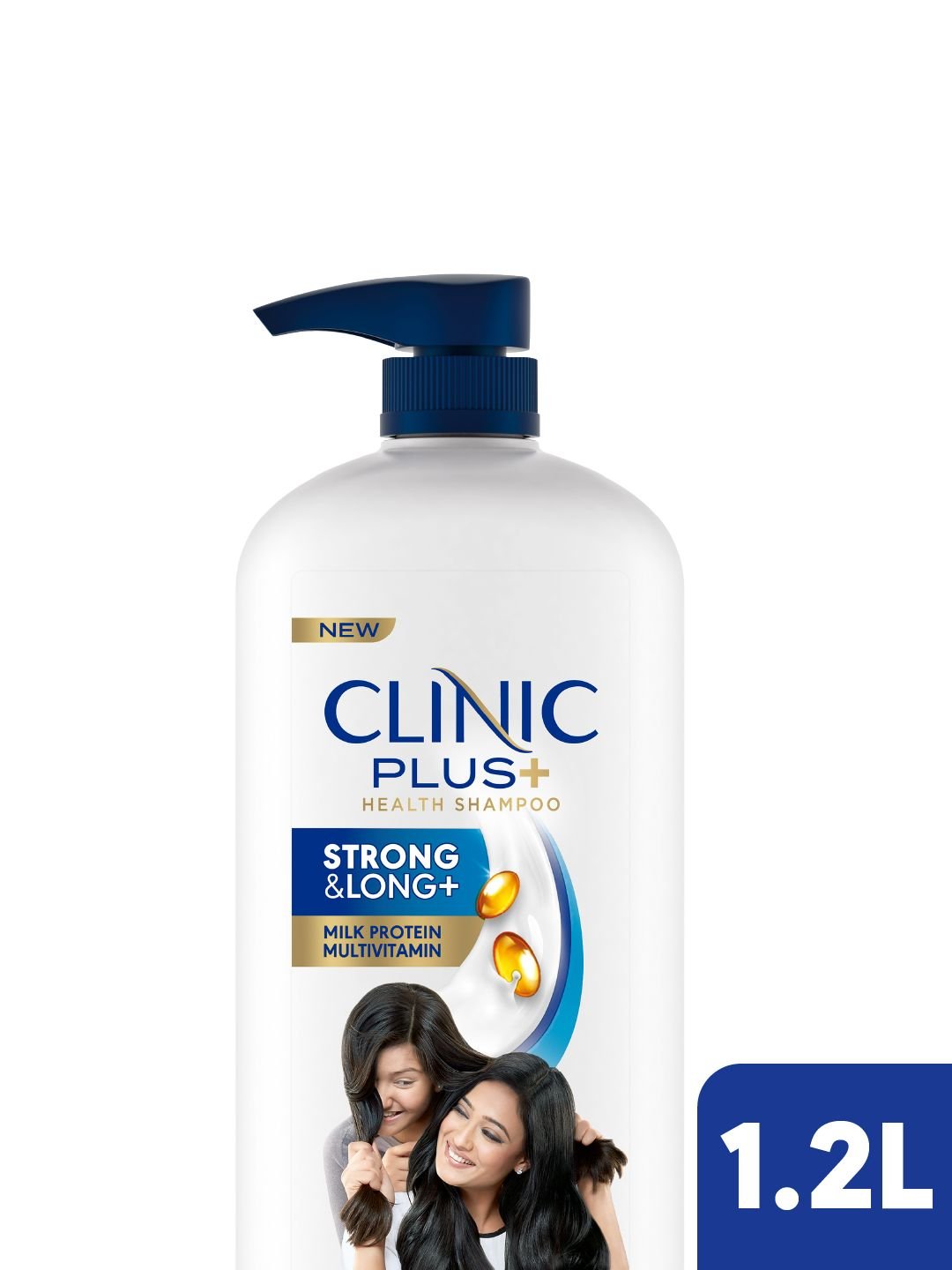 Clinic Plus Clinic Plus Strong & Long Hairfall Control Shampoo with Milk Protein for Daily Use - 1.2L