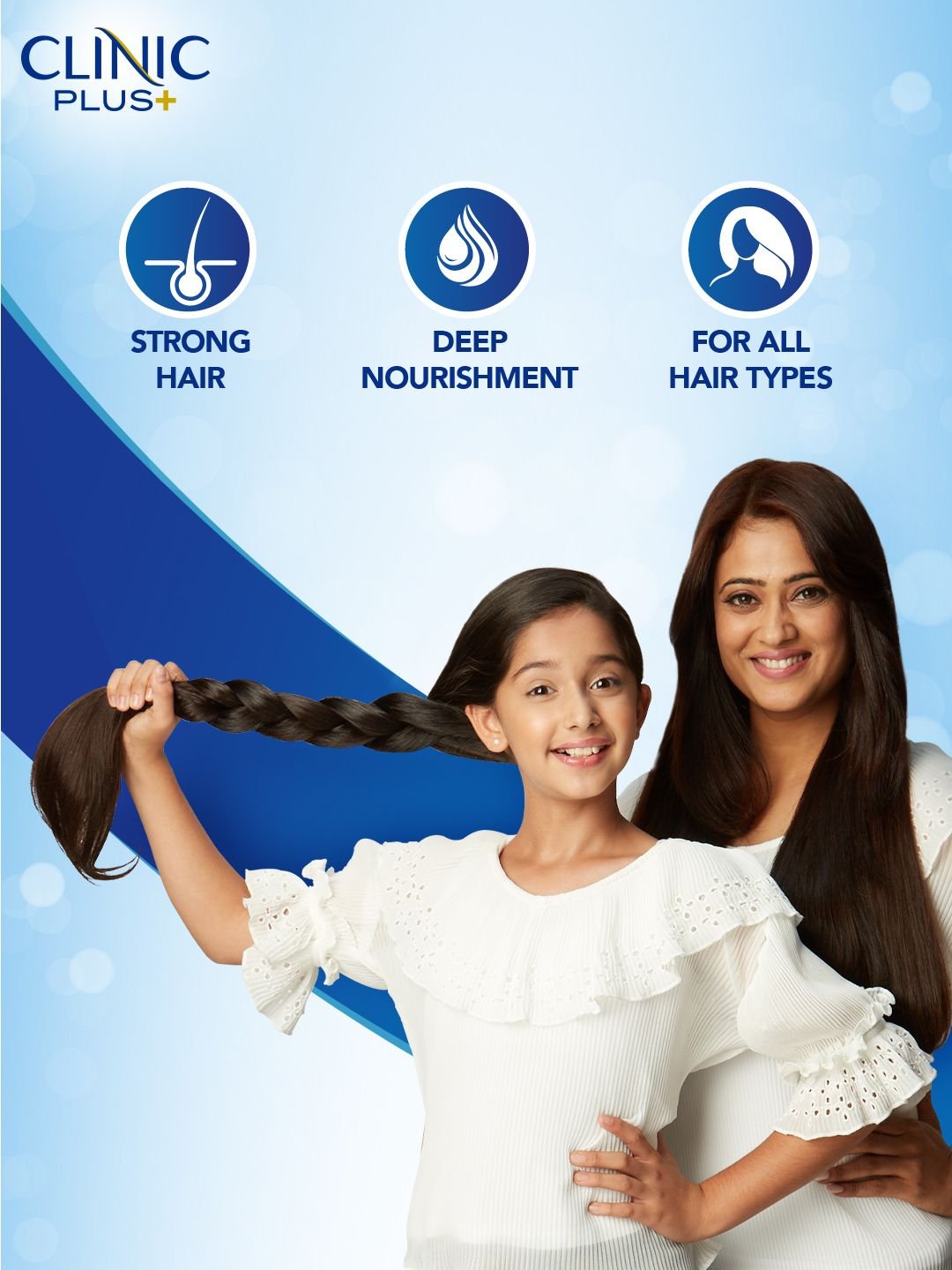 Clinic Plus Clinic Plus Strong & Long Hairfall Control Shampoo with Milk Protein for Daily Use - 1.2L - Image 3