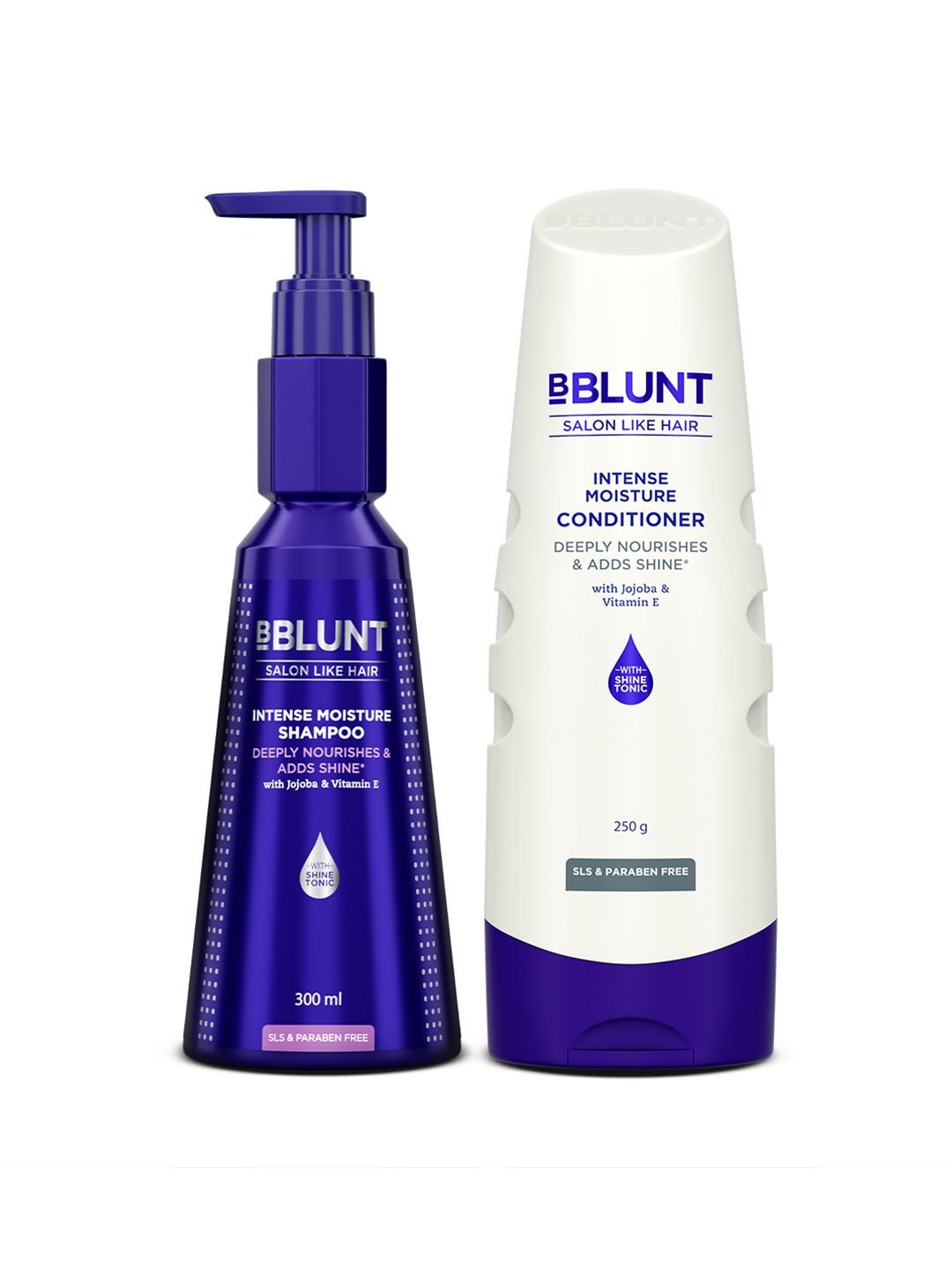 BBLUNT BBLUNT Set Of 2 Intense Moisture Natural Hair Shampoo- 300 ml & Conditioner- 250 g - Image 2