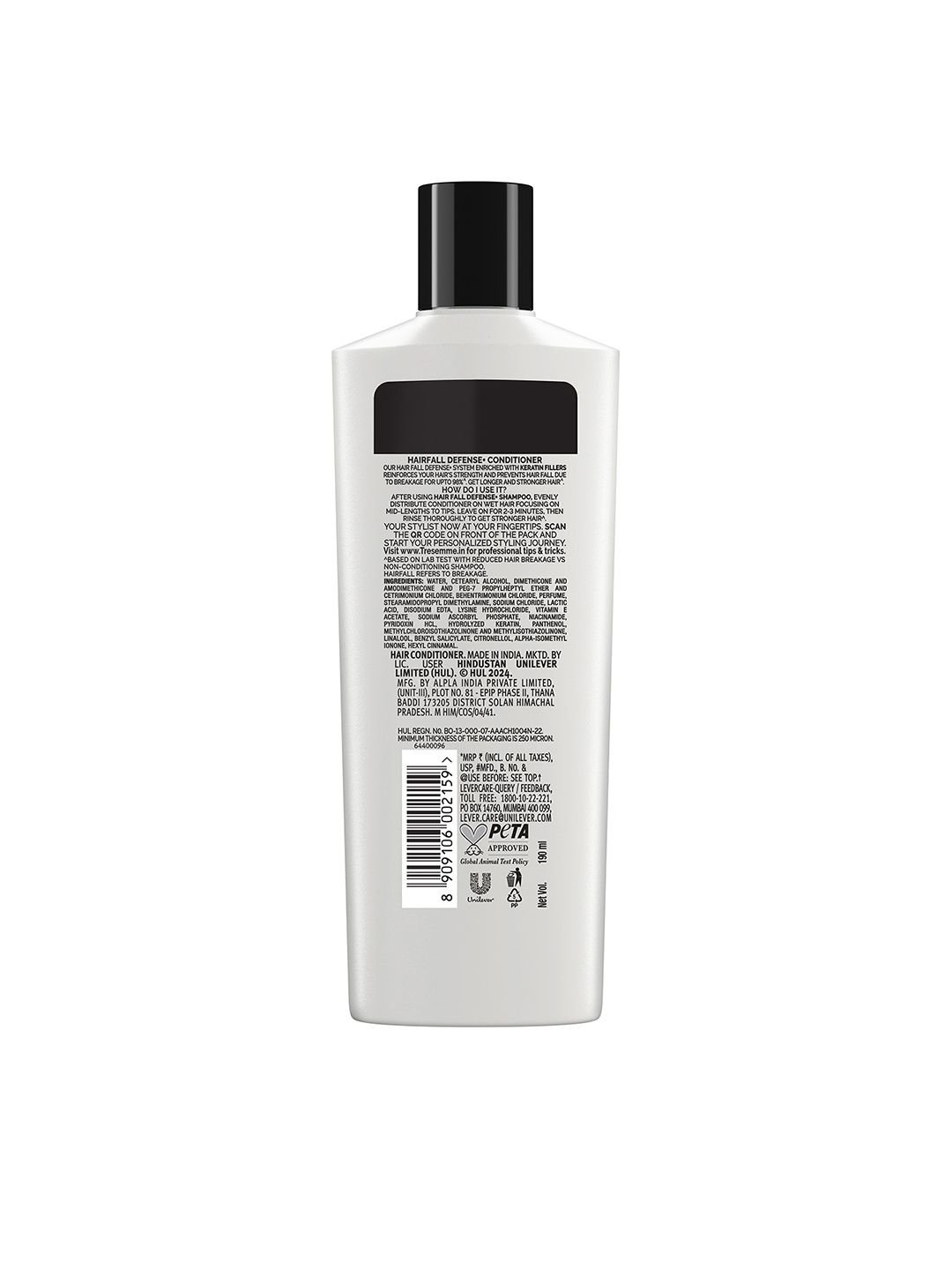 TRESemme TRESemme Set of Hair Fall Defense Shampoo 580ml & Conditioner 190ml - Image 3