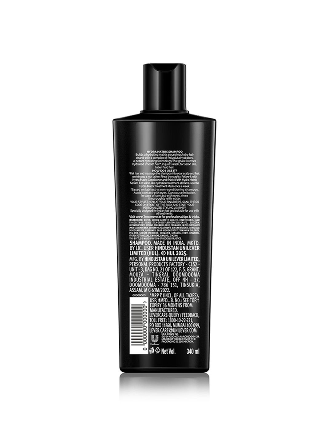 TRESemme TRESemme Hydra Matrix Shampoo - Polyglutamic Acid for 100H of Hydrated Hair - 340ml - Image 11