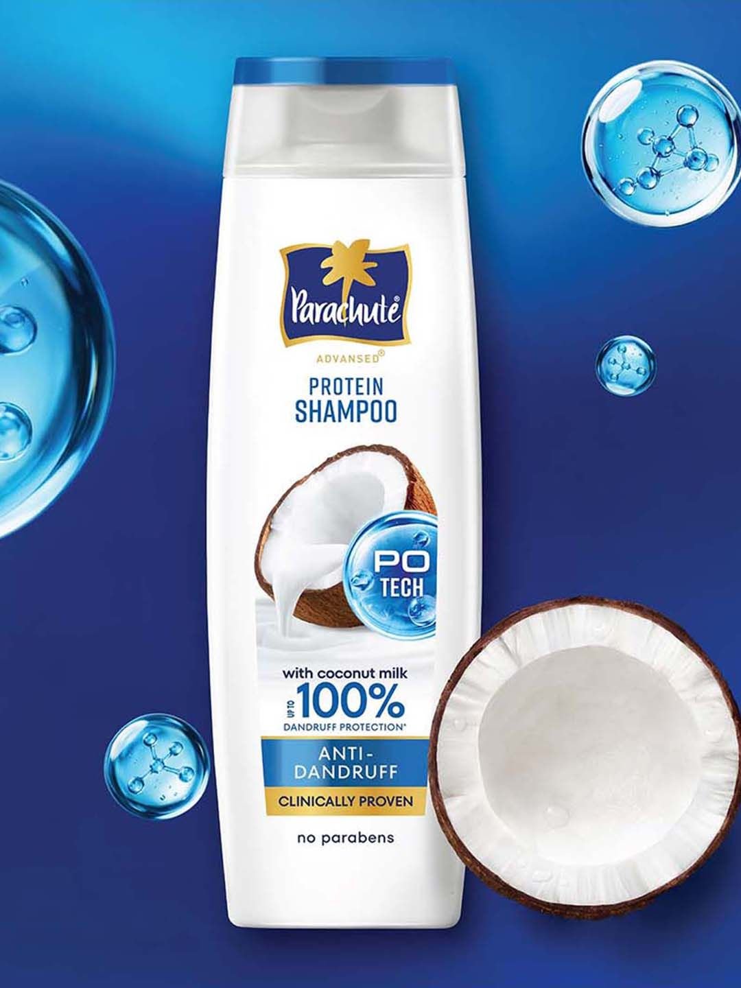 Parachute Parachute Advansed Dandruff Protection Protein Shampoo with Coconut Milk - 340 ml
