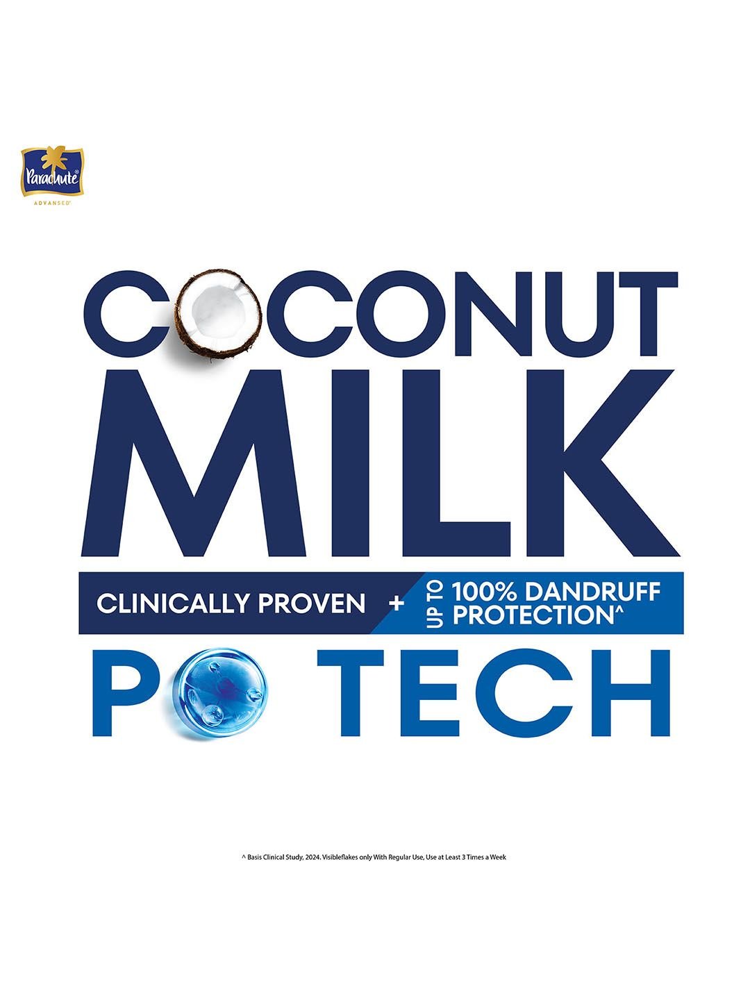 Parachute Parachute Advansed Dandruff Protection Protein Shampoo with Coconut Milk - 340 ml - Image 6