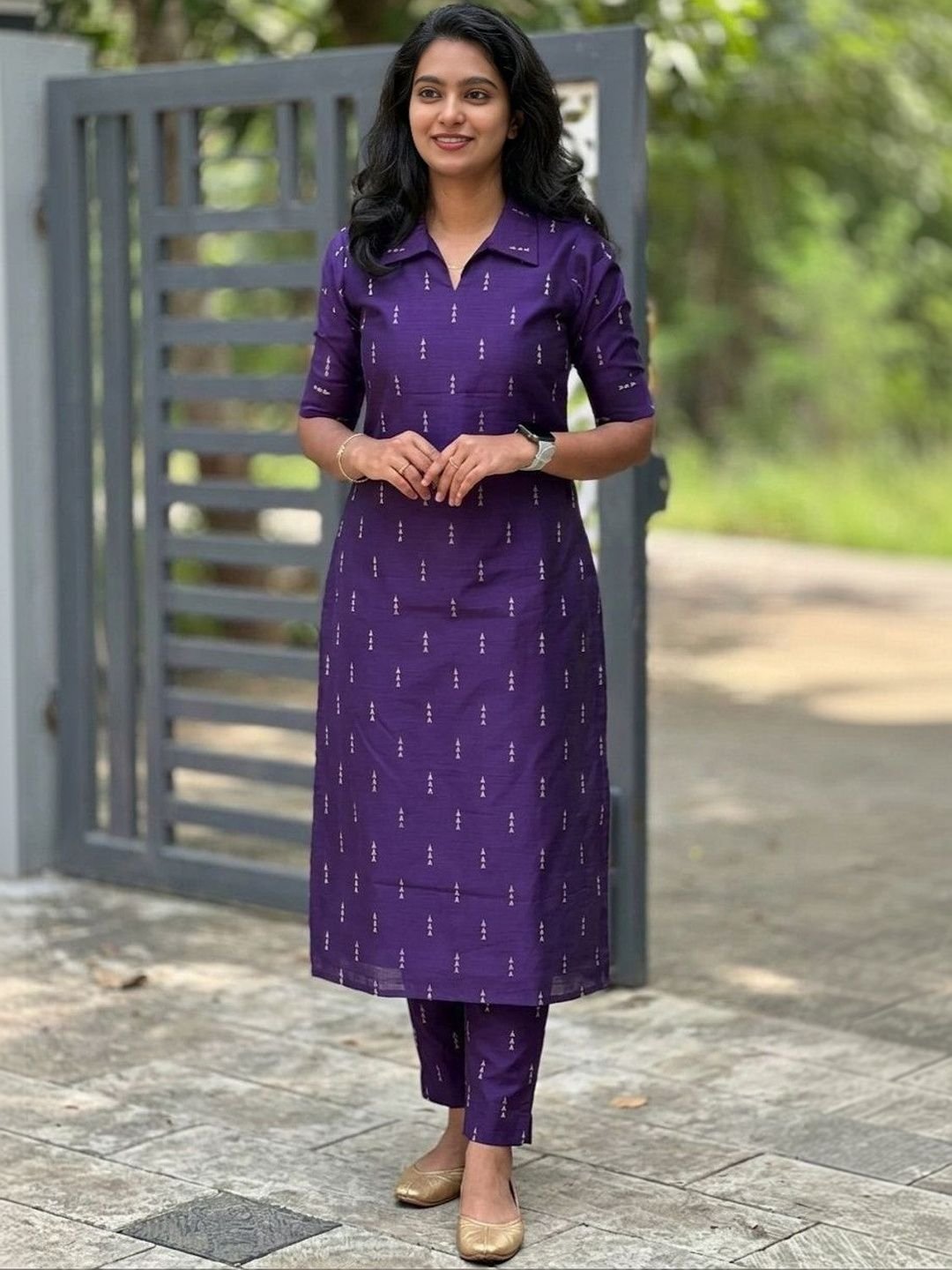 YAGNIK FASHION YAGNIK FASHION Women Printed Regular Kurta with Trousers