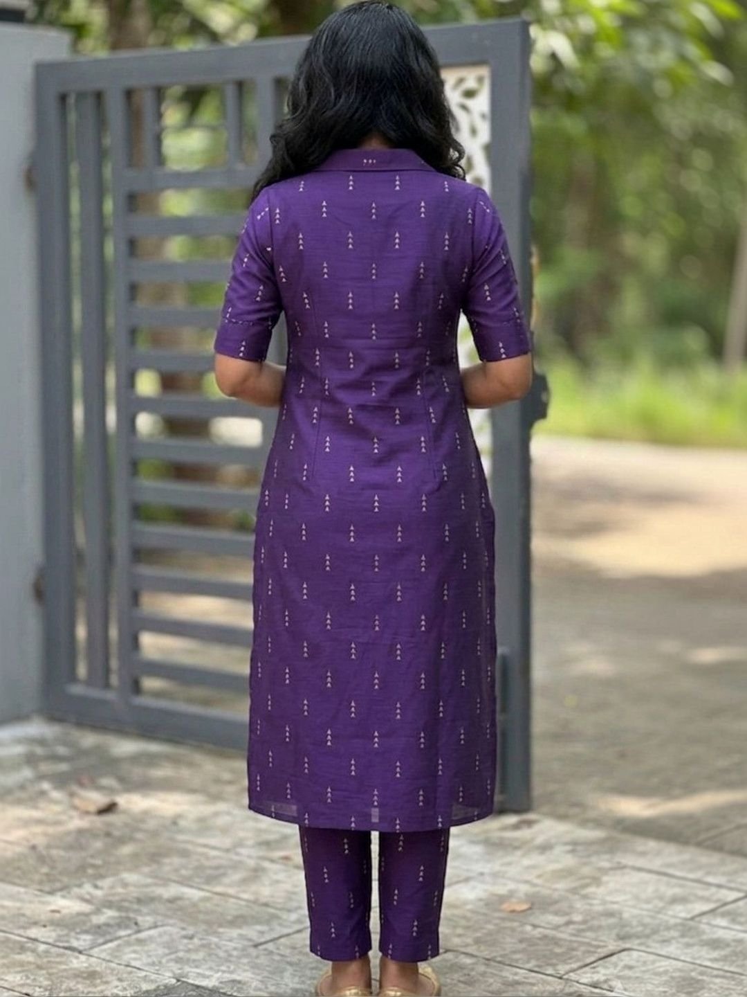 YAGNIK FASHION YAGNIK FASHION Women Printed Regular Kurta with Trousers - Image 2