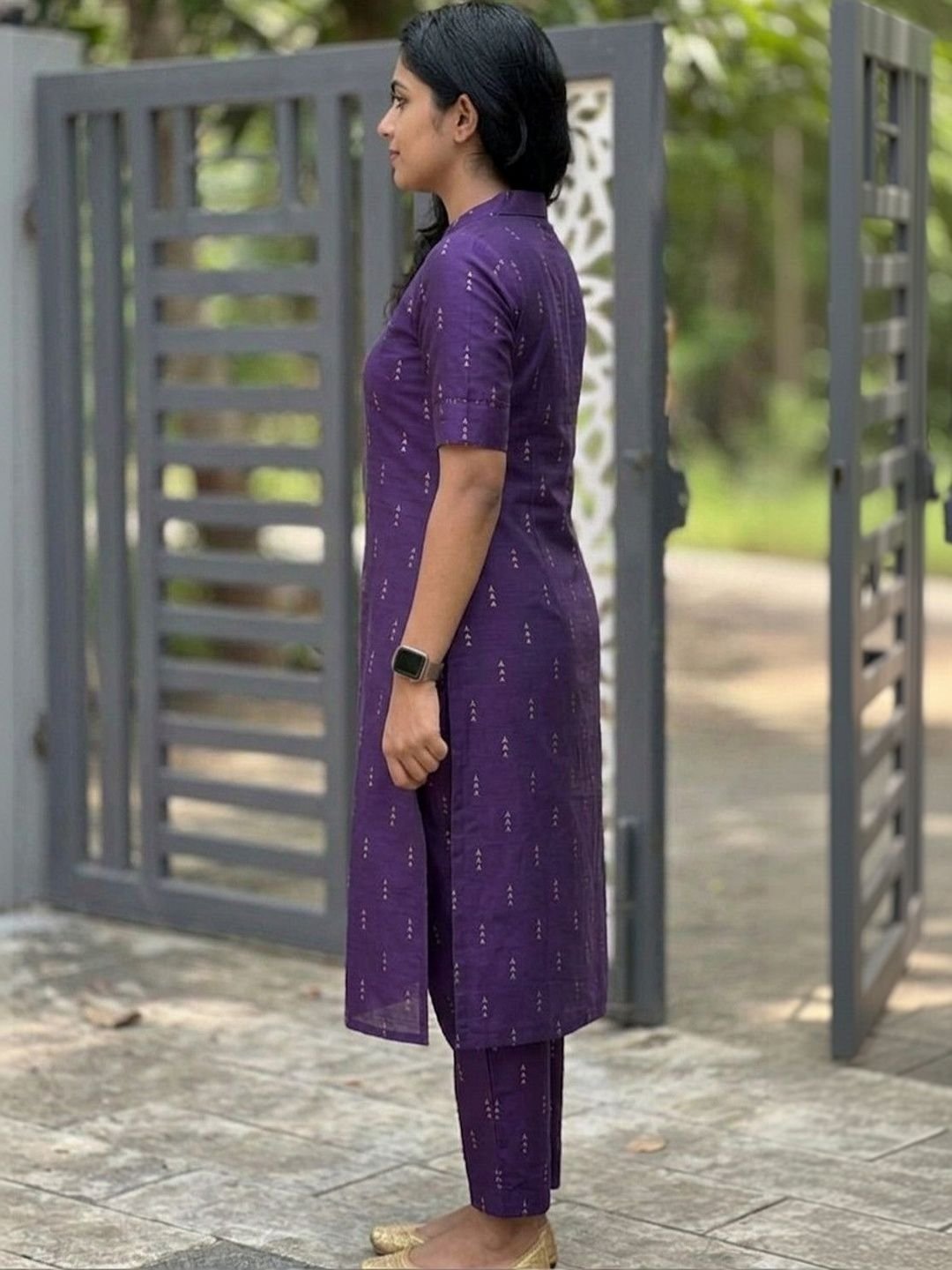 YAGNIK FASHION YAGNIK FASHION Women Printed Regular Kurta with Trousers - Image 3
